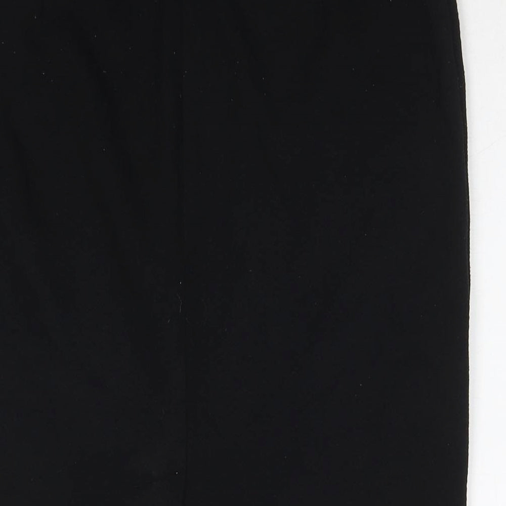 NEXT Womens Black Polyester Straight & Pencil Skirt Size 10 Zip