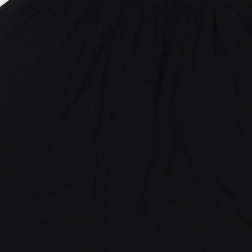 Marks and Spencer Womens Black Viscose Maxi Skirt Size 12