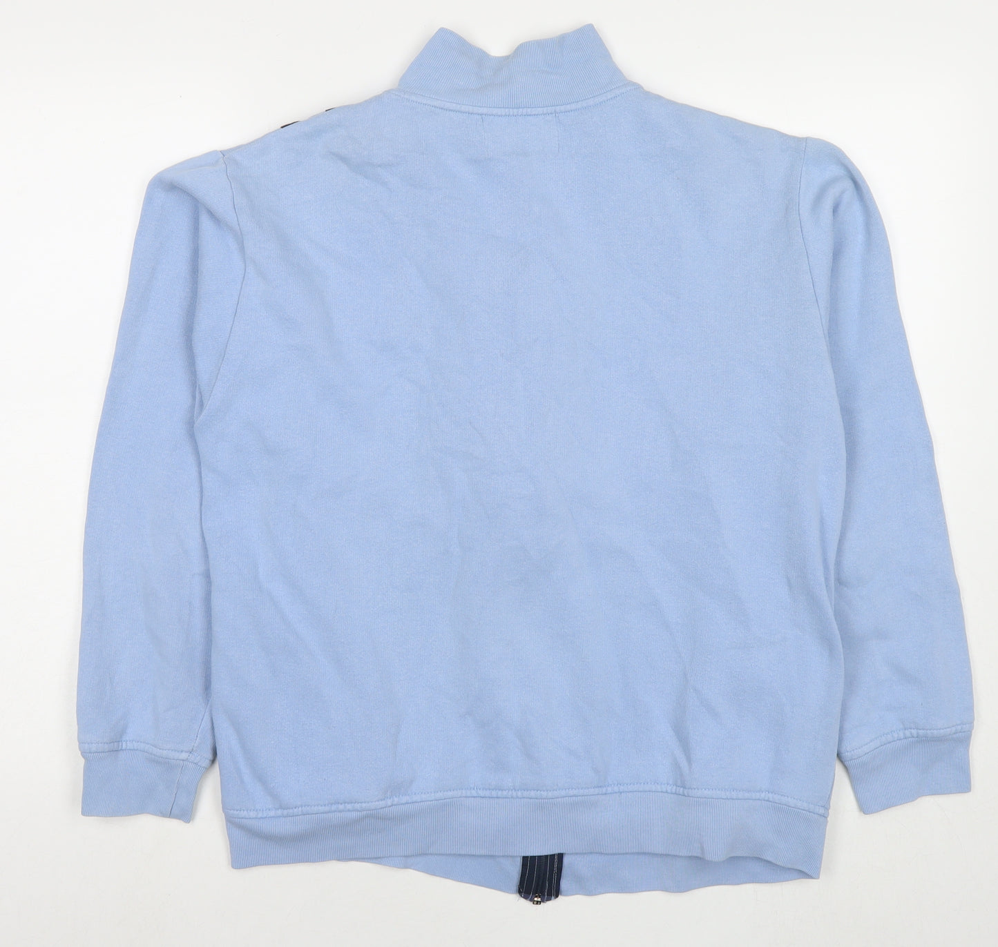 Petroleum Mens Blue Cotton Full Zip Sweatshirt Size L