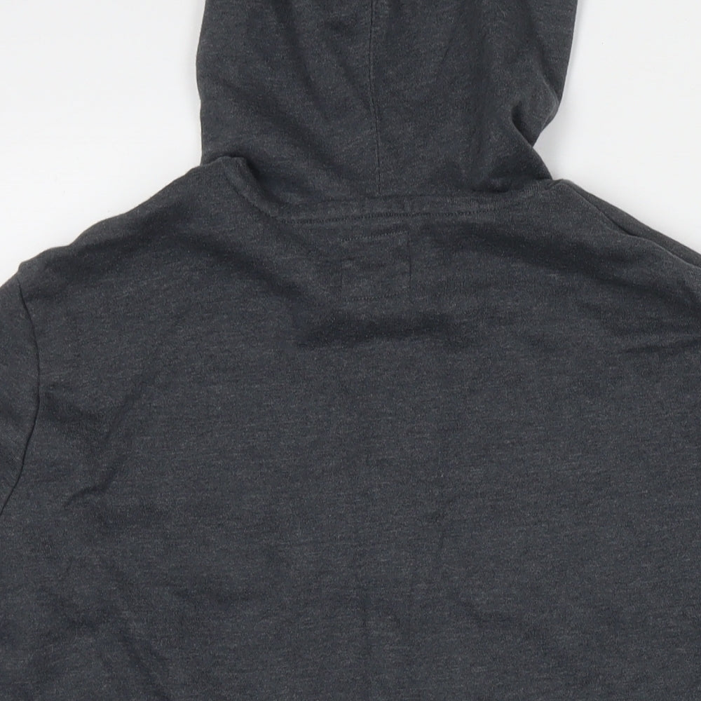 Champion Mens Grey Cotton Pullover Hoodie Size S