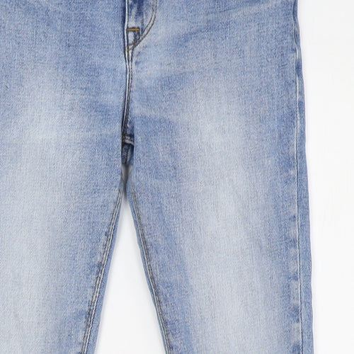 ASOS Mens Blue Cotton Skinny Jeans Size 30 in L28 in Regular Button