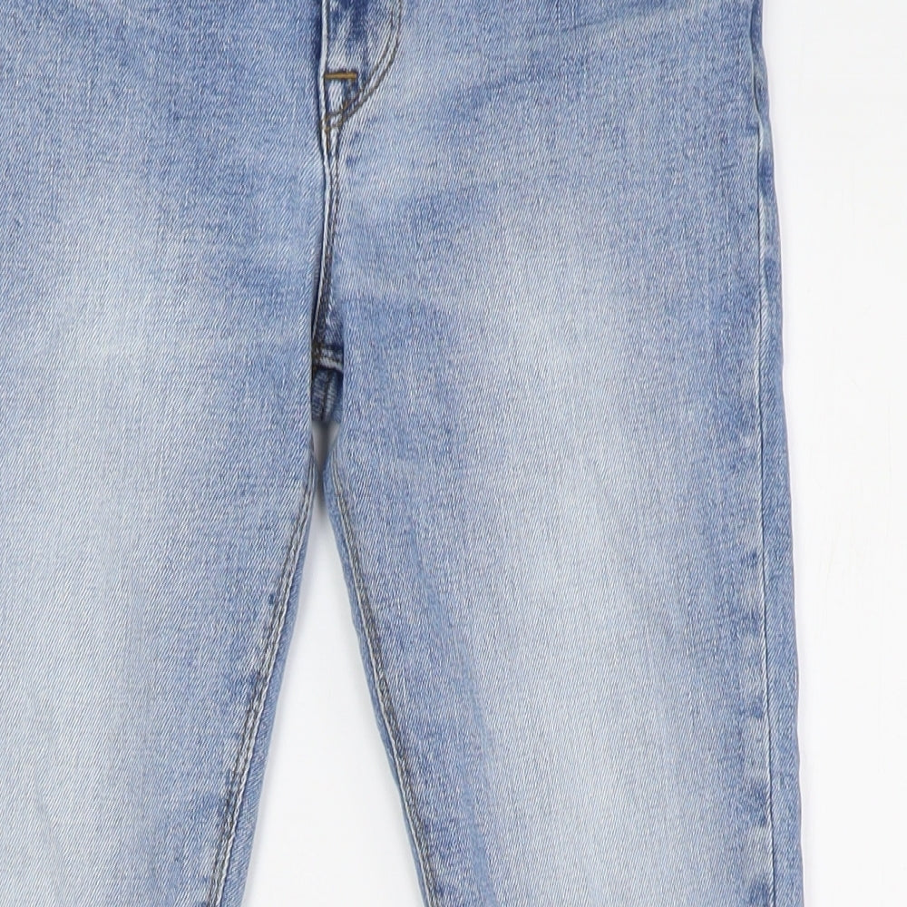 ASOS Mens Blue Cotton Skinny Jeans Size 30 in L28 in Regular Button