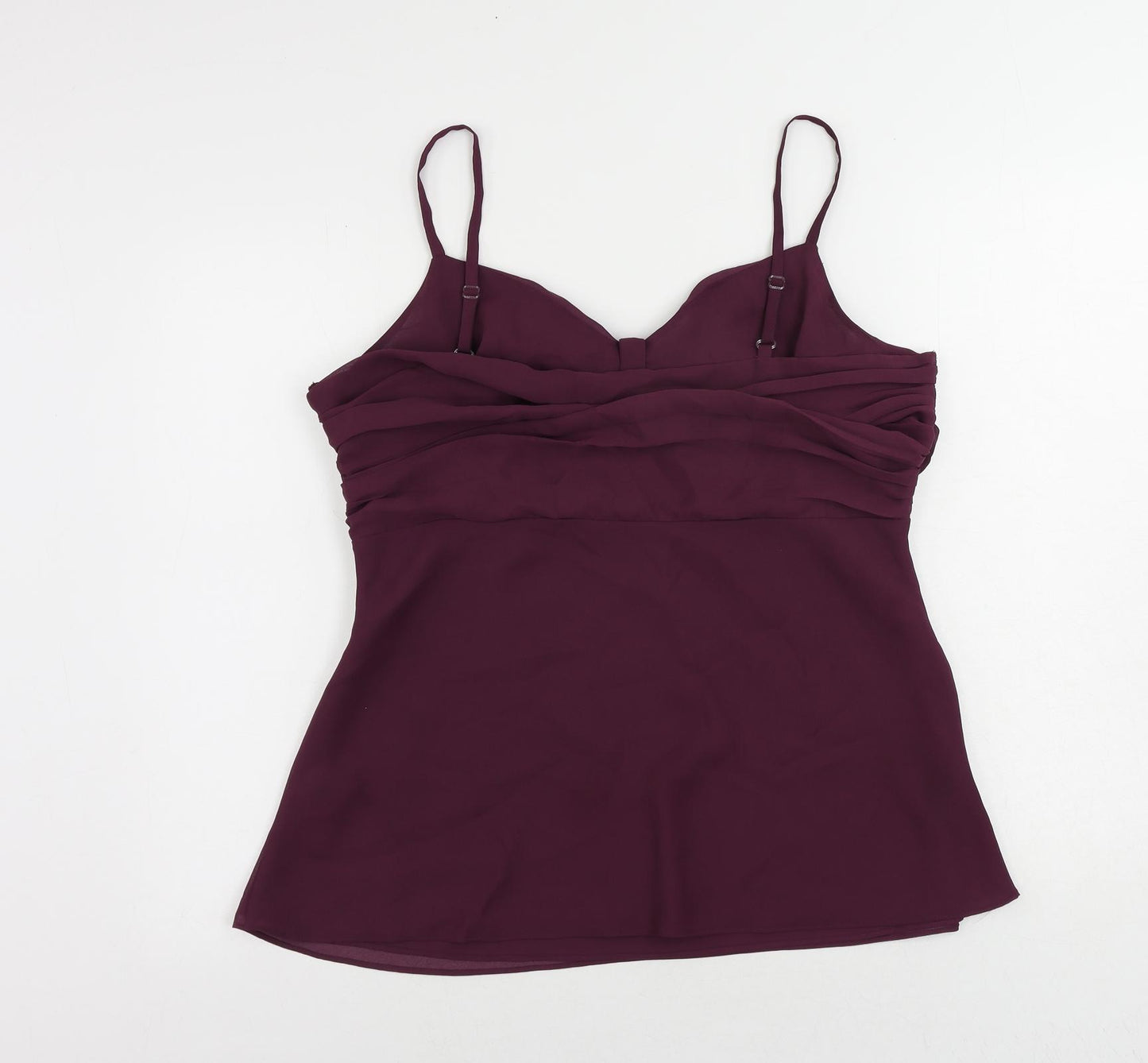 Together Womens Purple Polyester Camisole Tank Size 18 Sweetheart