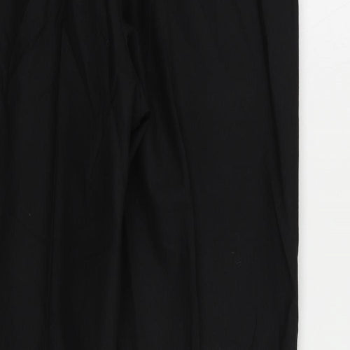 Burton Mens Black Polyester Dress Pants Trousers Size 36 in L31 in Regular Zip