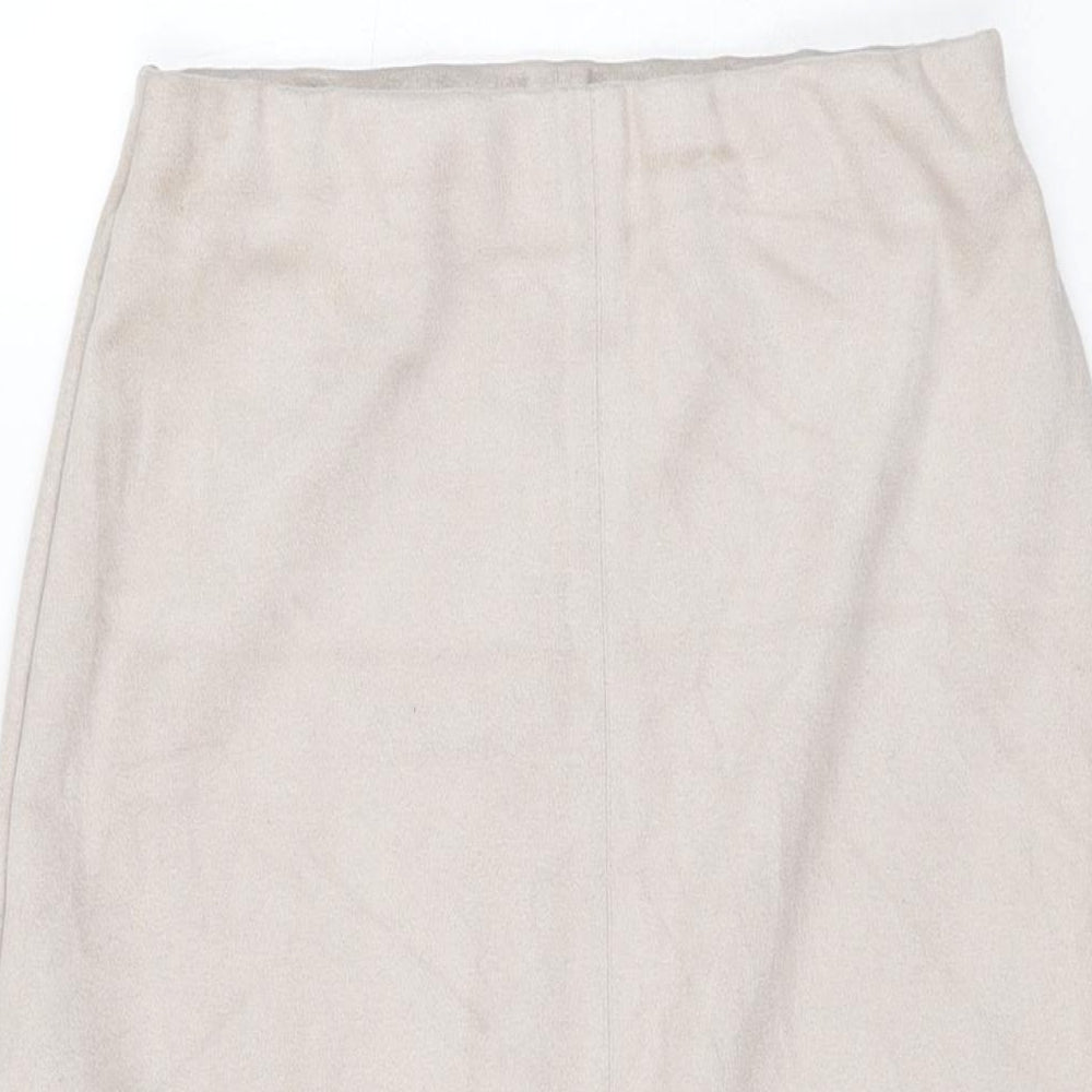 River Island Womens Grey Polyester Straight & Pencil Skirt Size 10