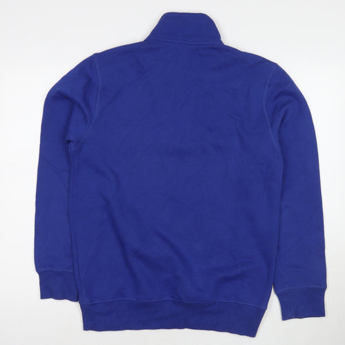 IZOD Mens Blue Cotton Pullover Sweatshirt Size S