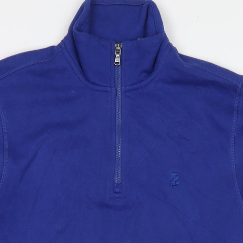 IZOD Mens Blue Cotton Pullover Sweatshirt Size S