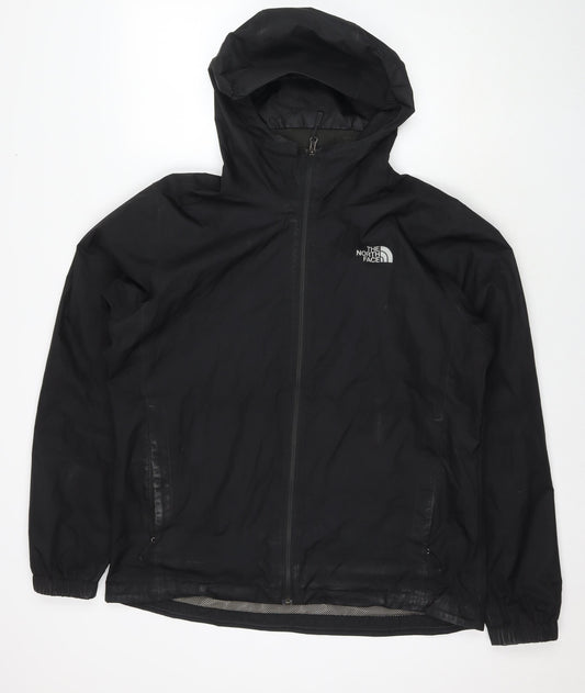 The North Face Mens Black Jacket Size L Zip