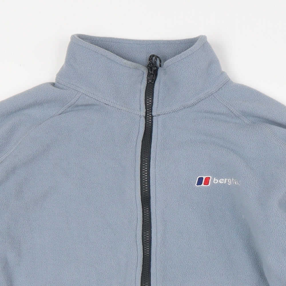 Berghaus Mens Blue Jacket Size L Zip - Zip pockets