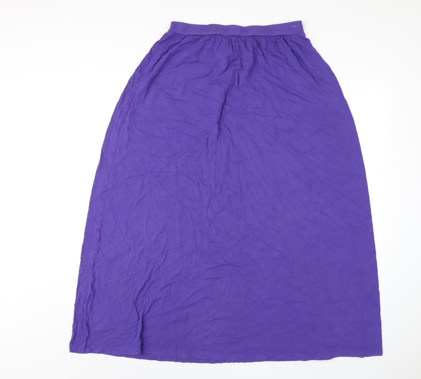 Boden Womens Purple Viscose A-Line Skirt Size 12