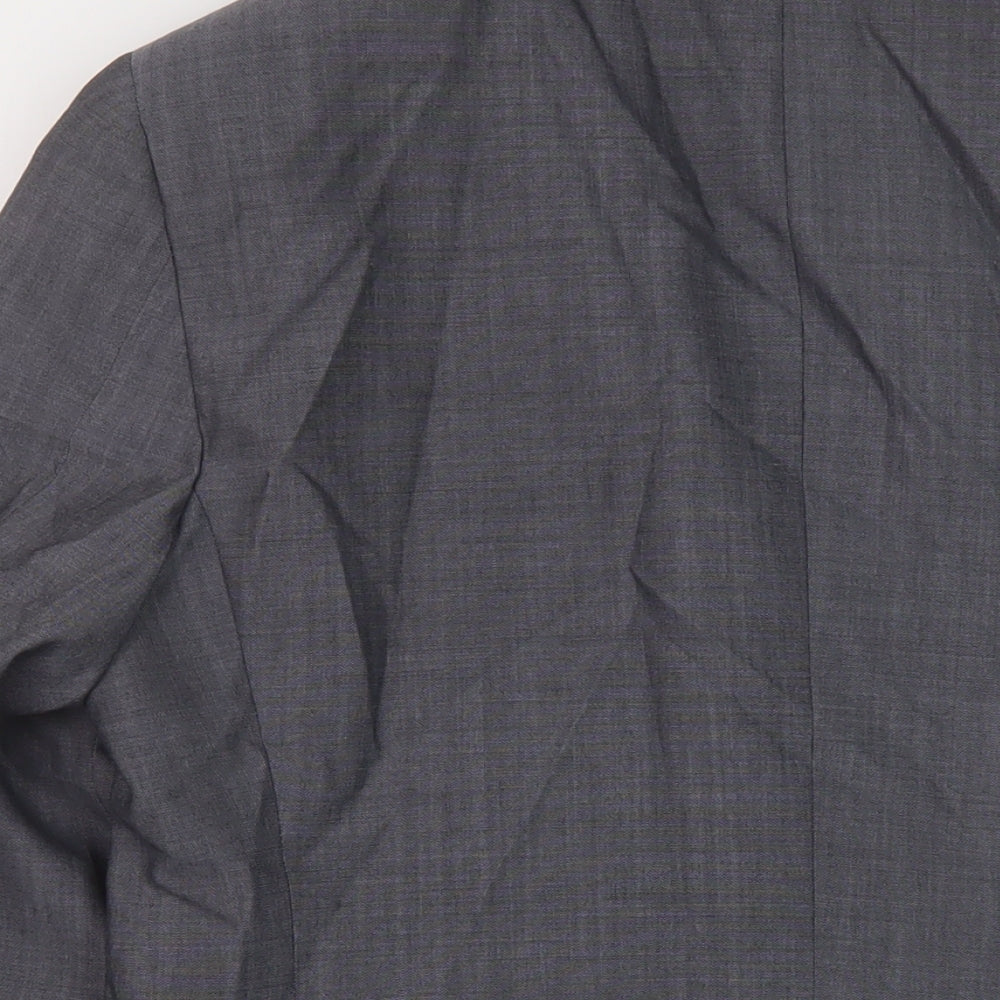 NEXT Mens Grey Wool Jacket Suit Jacket Size 40 Regular