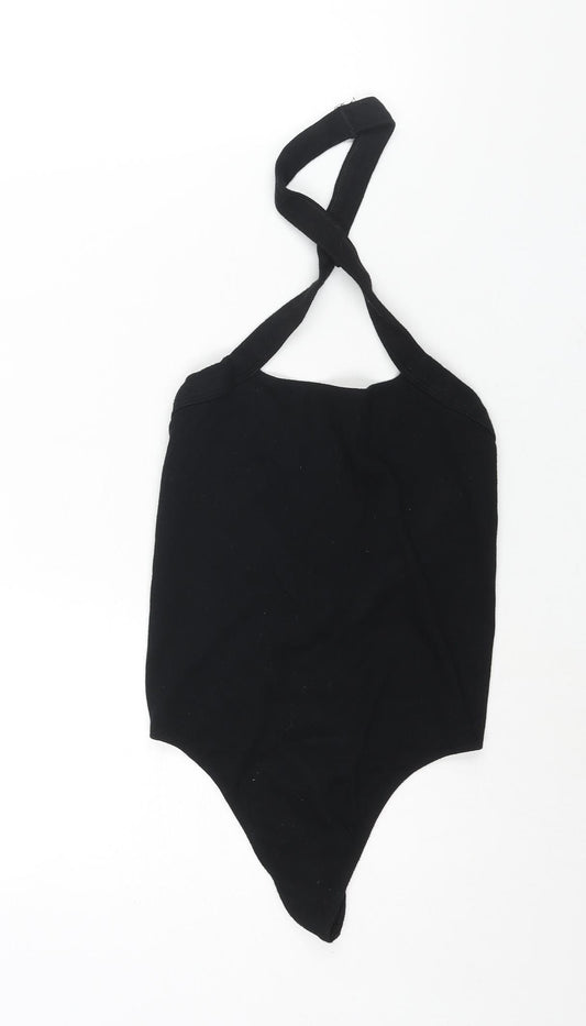 Out From Under Womens Black Polyamide Bodysuit One-Piece Size M Pullover - Backless Size M-L