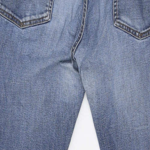 Gap Mens Blue Cotton Straight Jeans Size 36 in L33 in Regular Button