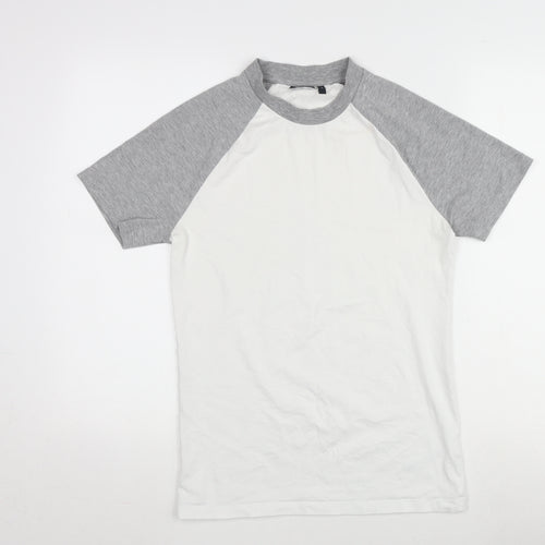 ASOS Mens White Cotton T-Shirt Size M Crew Neck