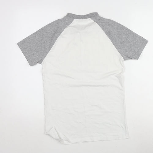 ASOS Mens White Cotton T-Shirt Size M Crew Neck