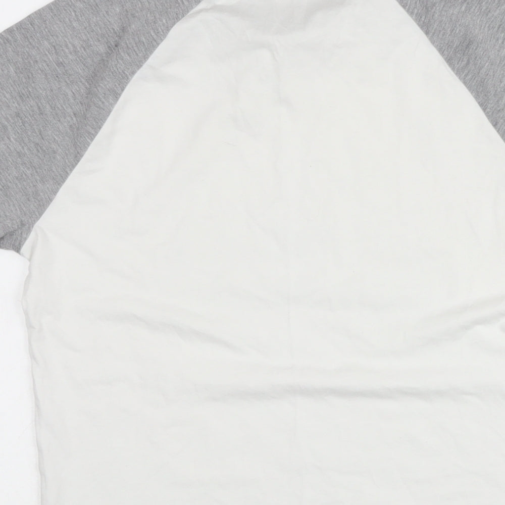 ASOS Mens White Cotton T-Shirt Size M Crew Neck