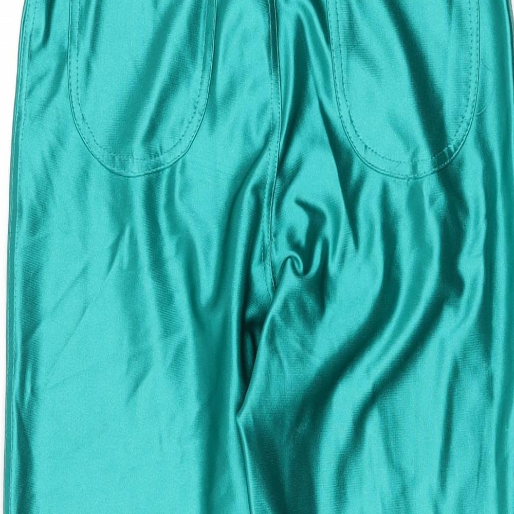 NaaNaa Womens Green Polyester Trousers Size 10 L28 in Regular Zip