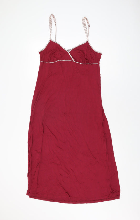 Marks and Spencer Womens Red Solid Elastane Top Dress Size 12