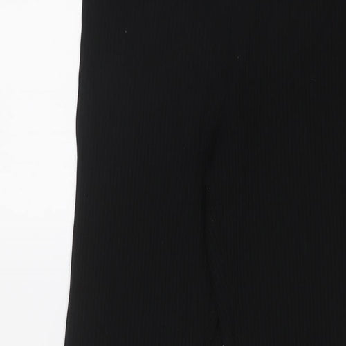 ASOS Womens Black Polyester Trousers Size 10 L28 in Regular