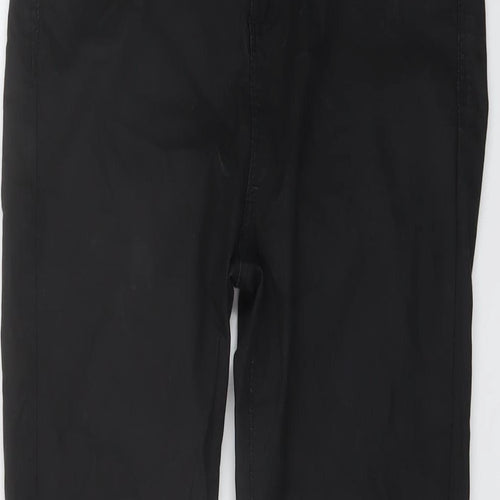 River Island Womens Black Cotton Jegging Trousers Size 10 L27 in Regular Button