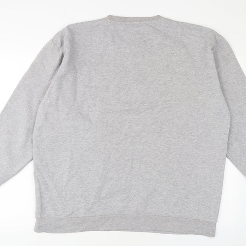 Boohoo Mens Grey Cotton Pullover Sweatshirt Size XL - Los Angeles California