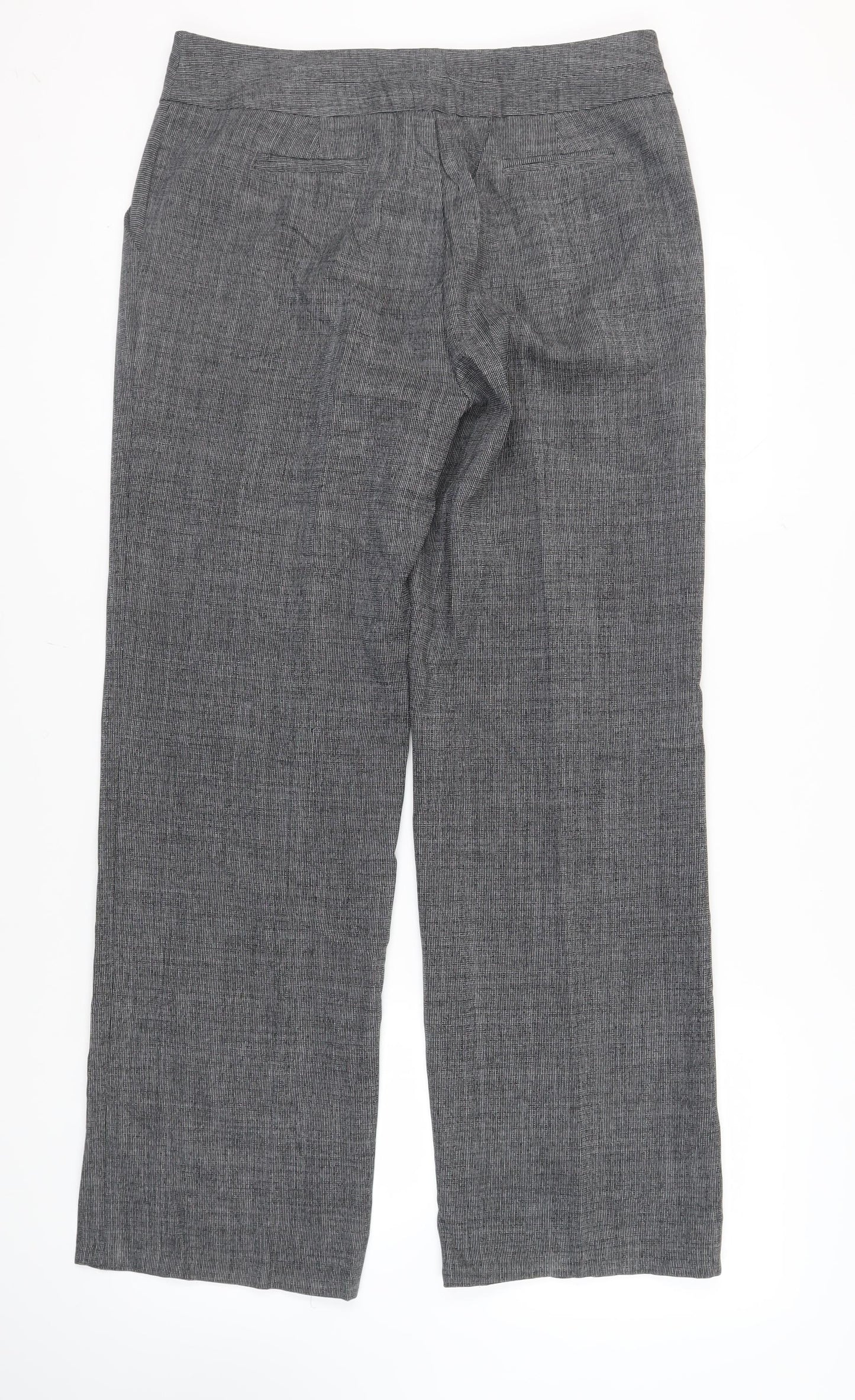 Felisa Womens Grey Polyester Dress Pants Trousers Size 16 L31 in Regular Zip