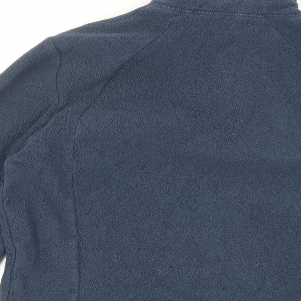 DECATHLON Womens Blue Polyester Pullover Sweatshirt Size M Zip