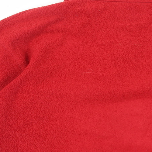 Regatta Mens Red Polyester Pullover Sweatshirt Size L - Logo Vintage