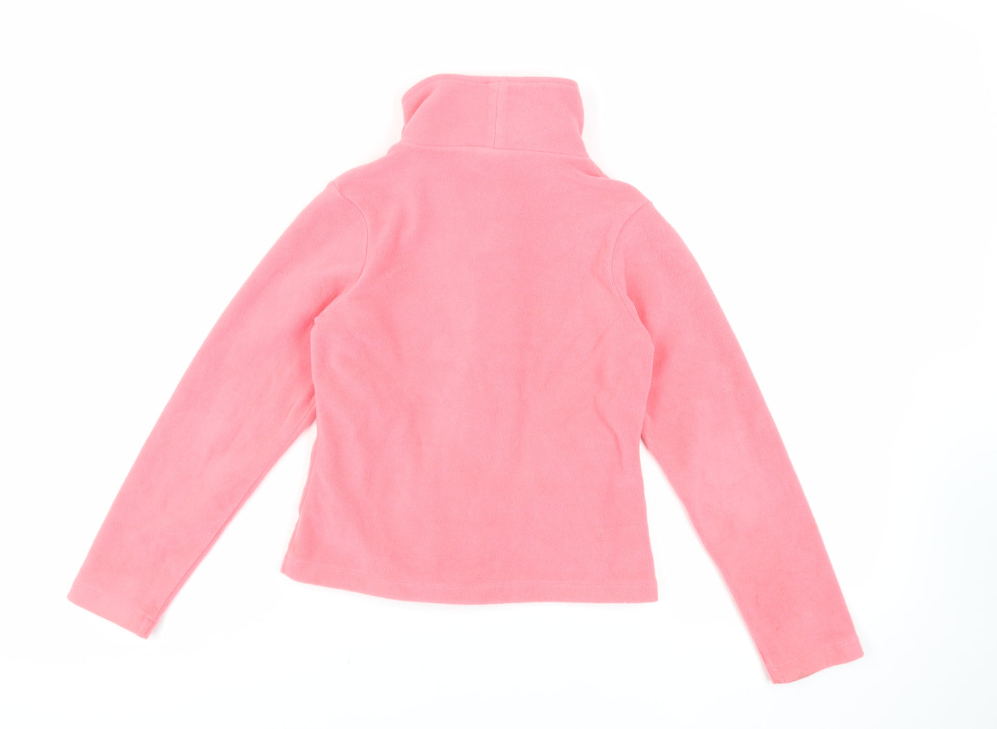 Bench Girls Pink Jacket Size 9-10 Years Zip - Zipped Pockets