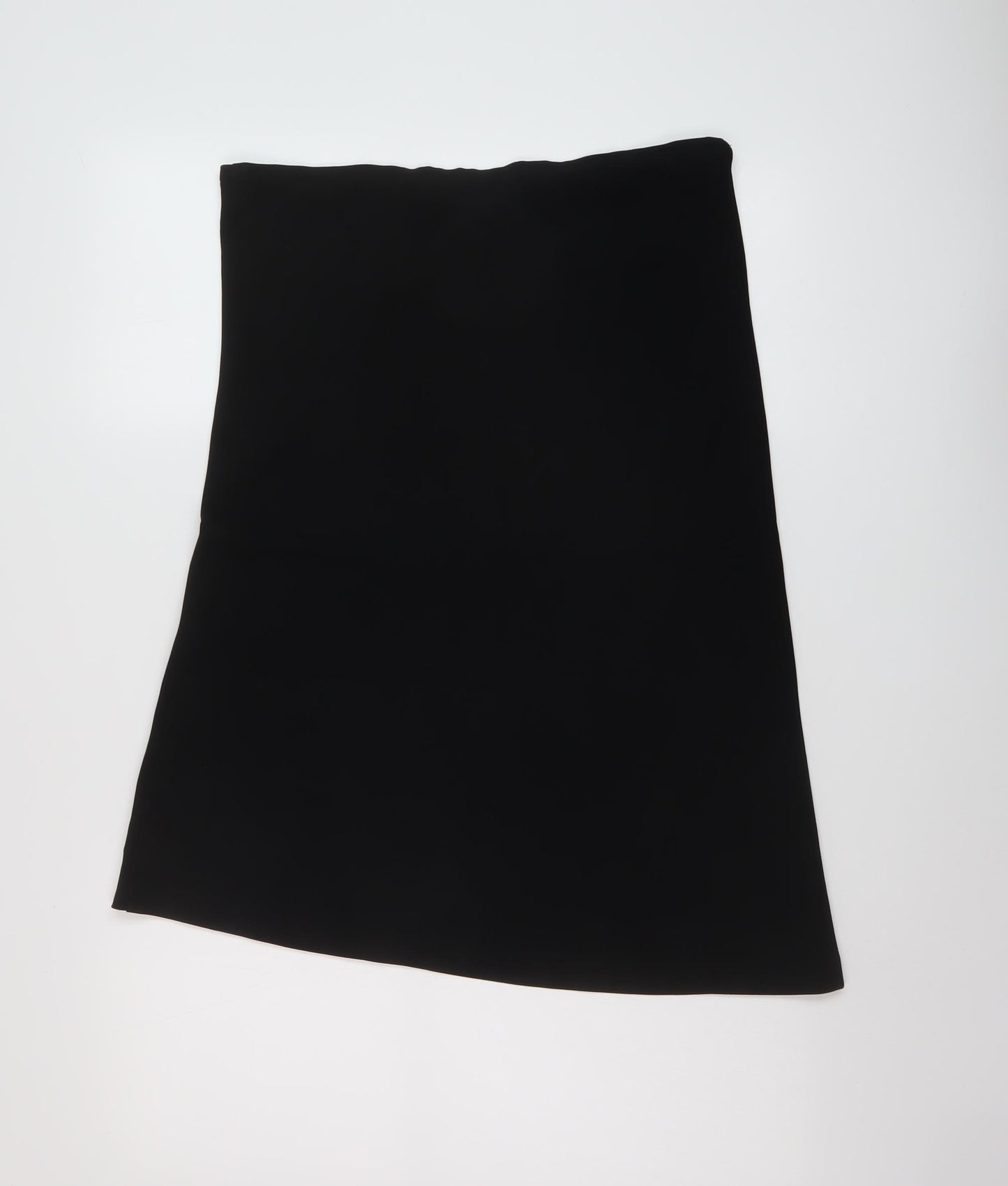 French Connection Womens Black Polyester A-Line Skirt Size 10