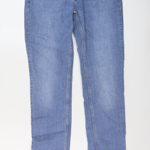 French Connection Mens Blue Cotton Skinny Jeans Size 30 in L32 in Slim Button