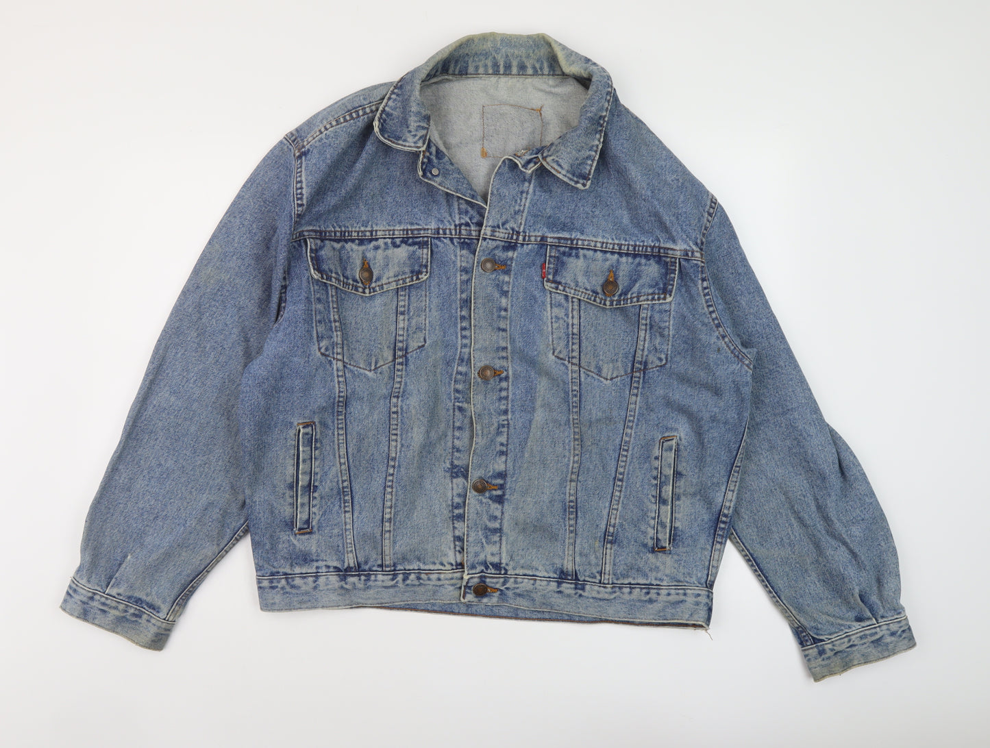 Levi's Mens Blue Jacket Size XL Button - Vintage