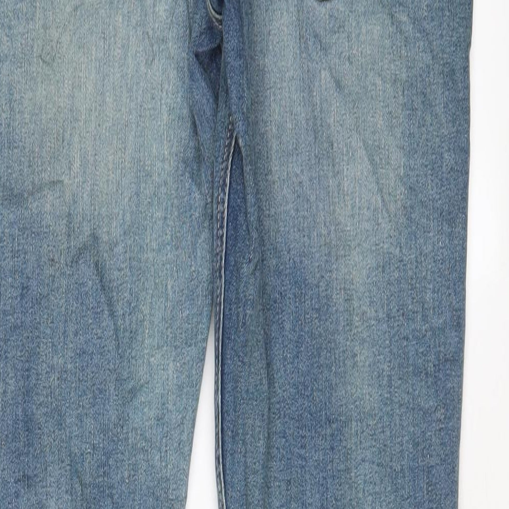 NEXT Mens Blue Cotton Skinny Jeans Size 30 in L31 in Regular Zip