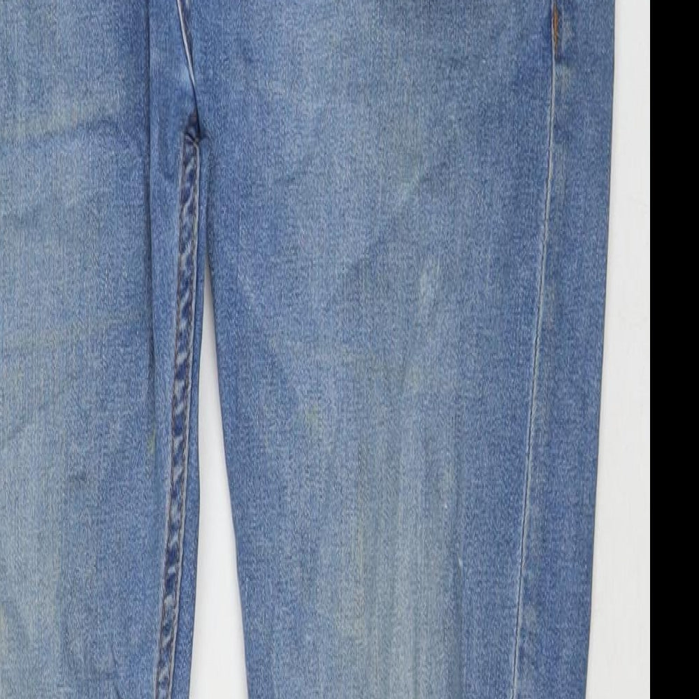 NEXT Mens Blue Cotton Skinny Jeans Size 30 in L30 in Regular Zip