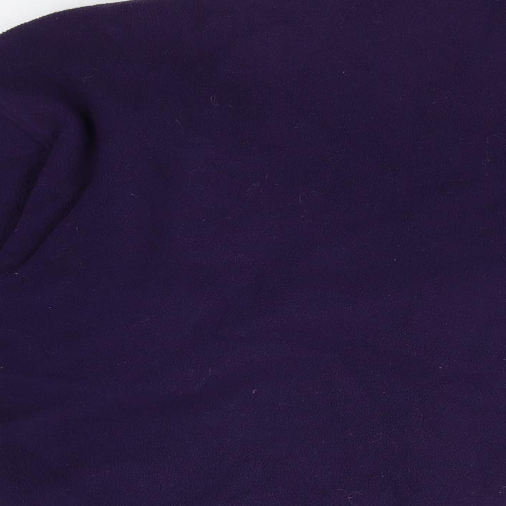 Rydale Womens Purple Polyester Full Zip Sweatshirt Size M Zip