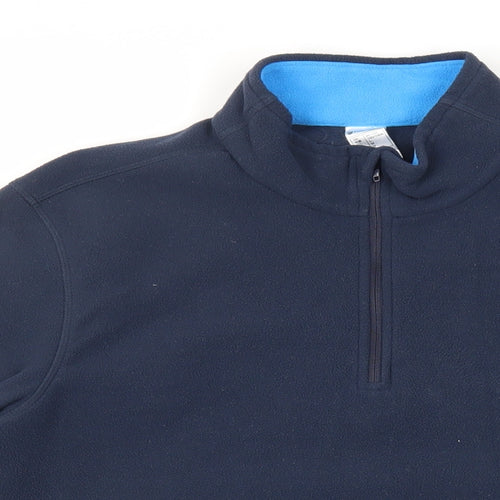 DECATHLON Mens Blue Polyester Pullover Sweatshirt Size L