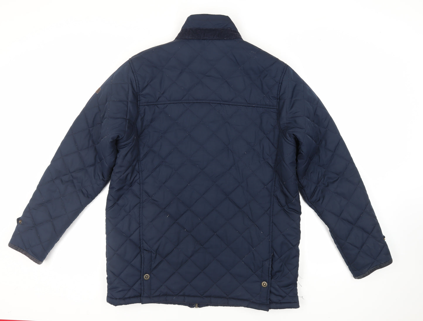 Regatta Mens Blue Quilted Jacket Size L Zip - Logo