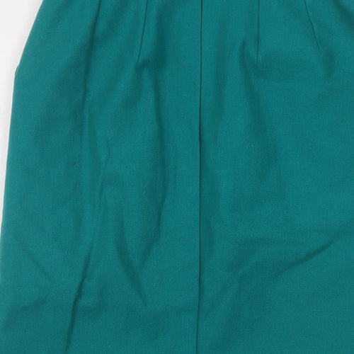 Windmoor Womens Green Wool Straight & Pencil Skirt Size 12 Zip