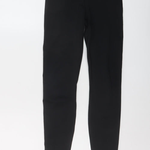 Nike Womens Black Polyester Capri Leggings Size S L26 in Regular Pullover