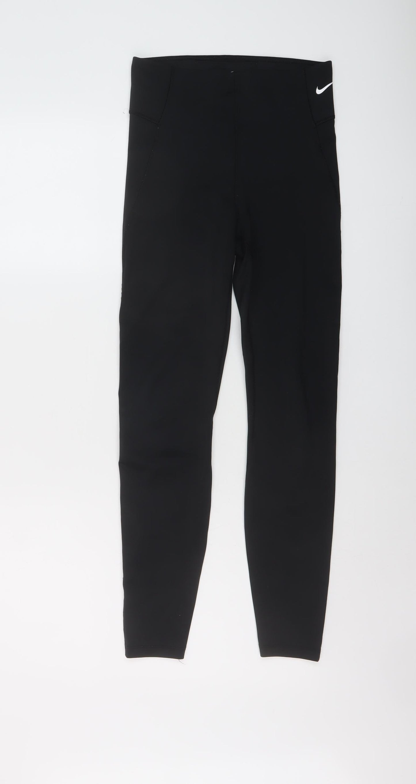 Nike Womens Black Polyester Capri Leggings Size S L26 in Regular Pullover