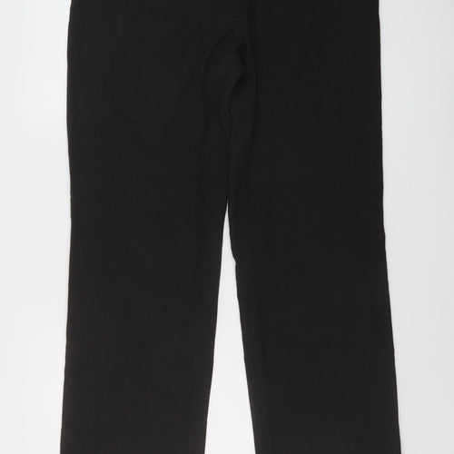 Brown Sugar Womens Grey Polyester Trousers Size 14 L31 in Regular Button