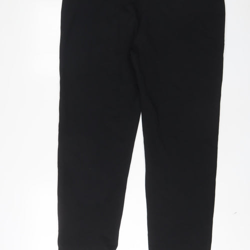 Marks and Spencer Womens Black Viscose Trousers Size 16 L30 in Regular