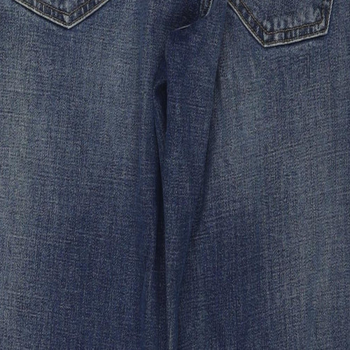 NEXT Mens Blue Cotton Straight Jeans Size 36 in L31 in Regular Zip