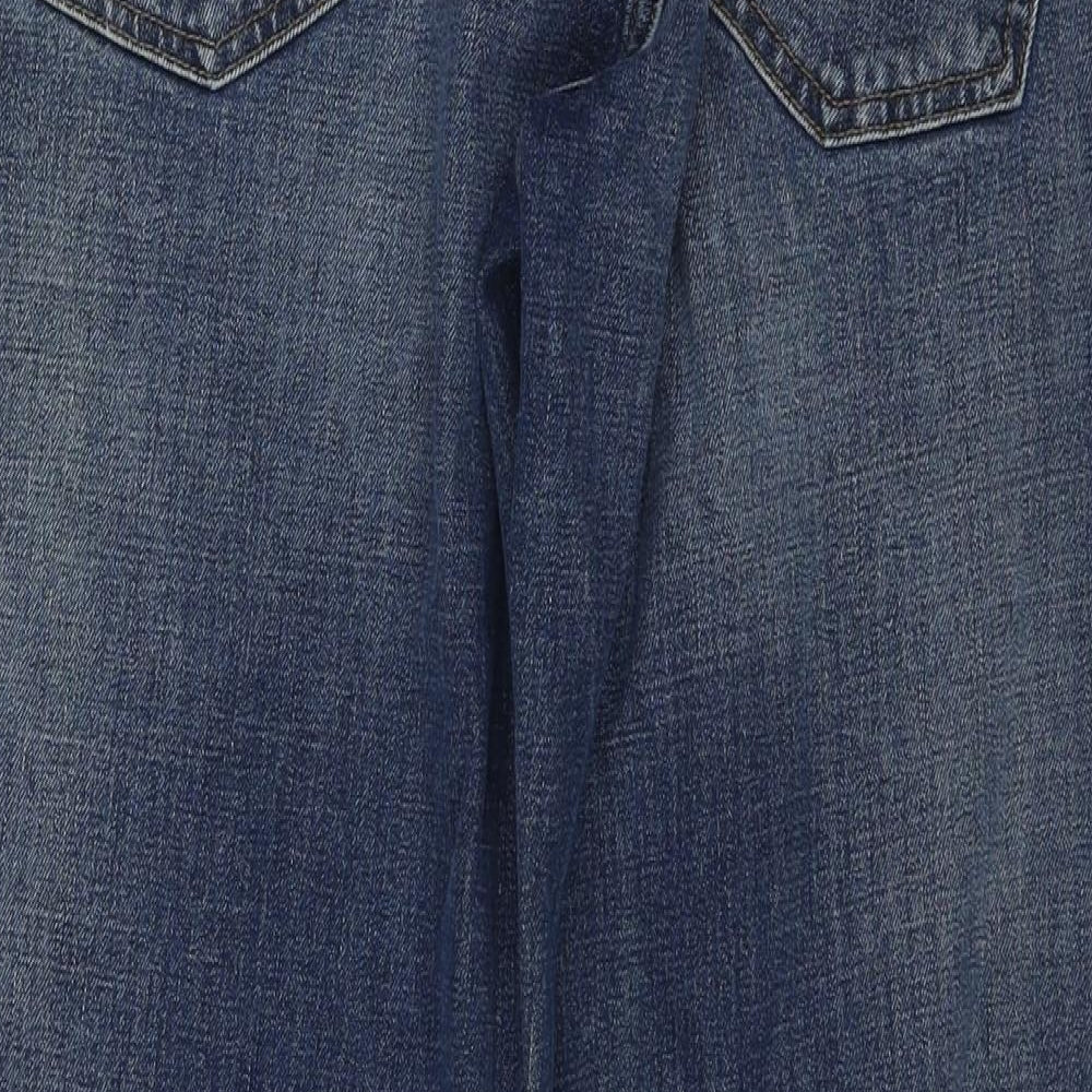 NEXT Mens Blue Cotton Straight Jeans Size 36 in L31 in Regular Zip