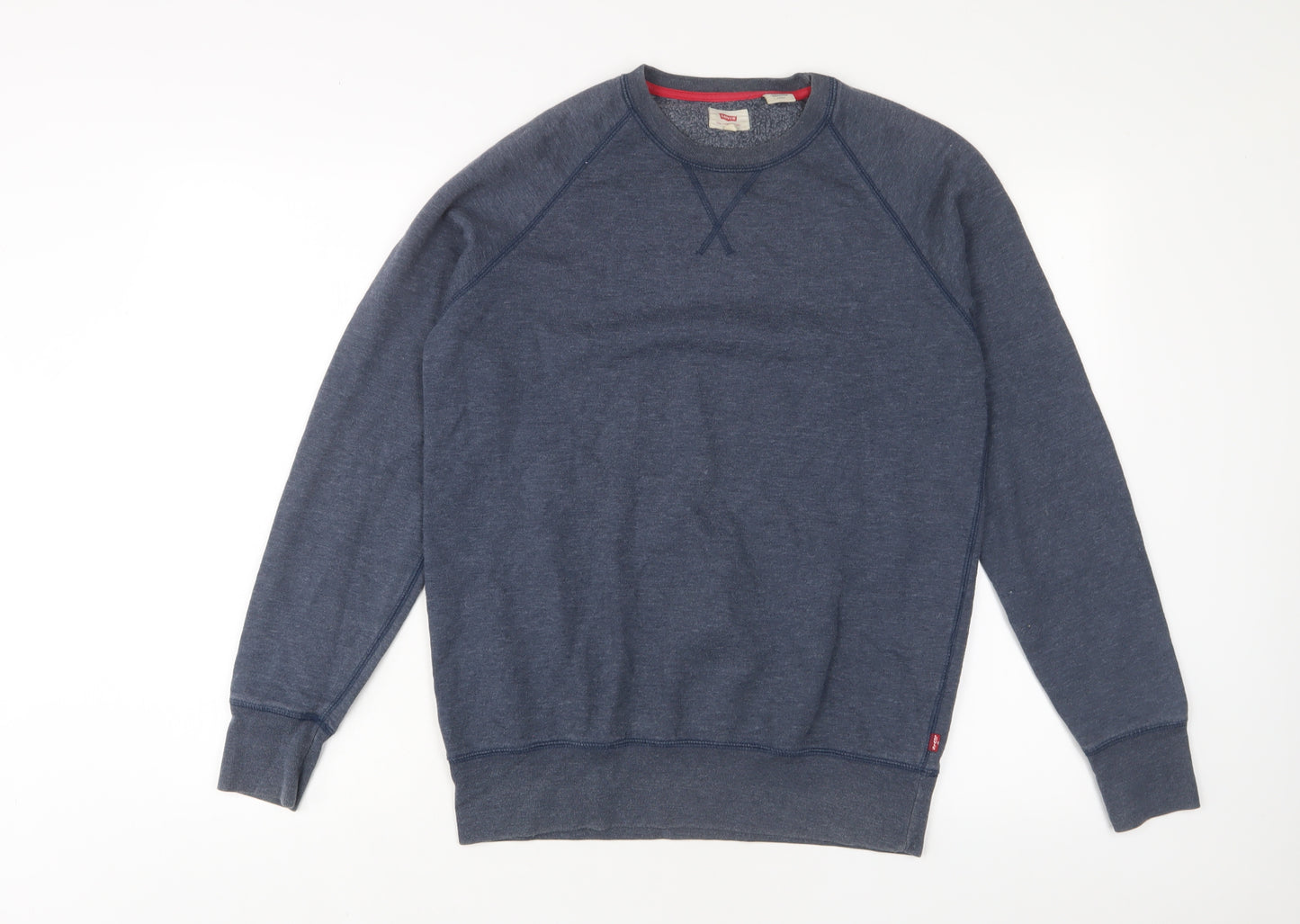 Levi's Mens Blue Cotton Pullover Sweatshirt Size S