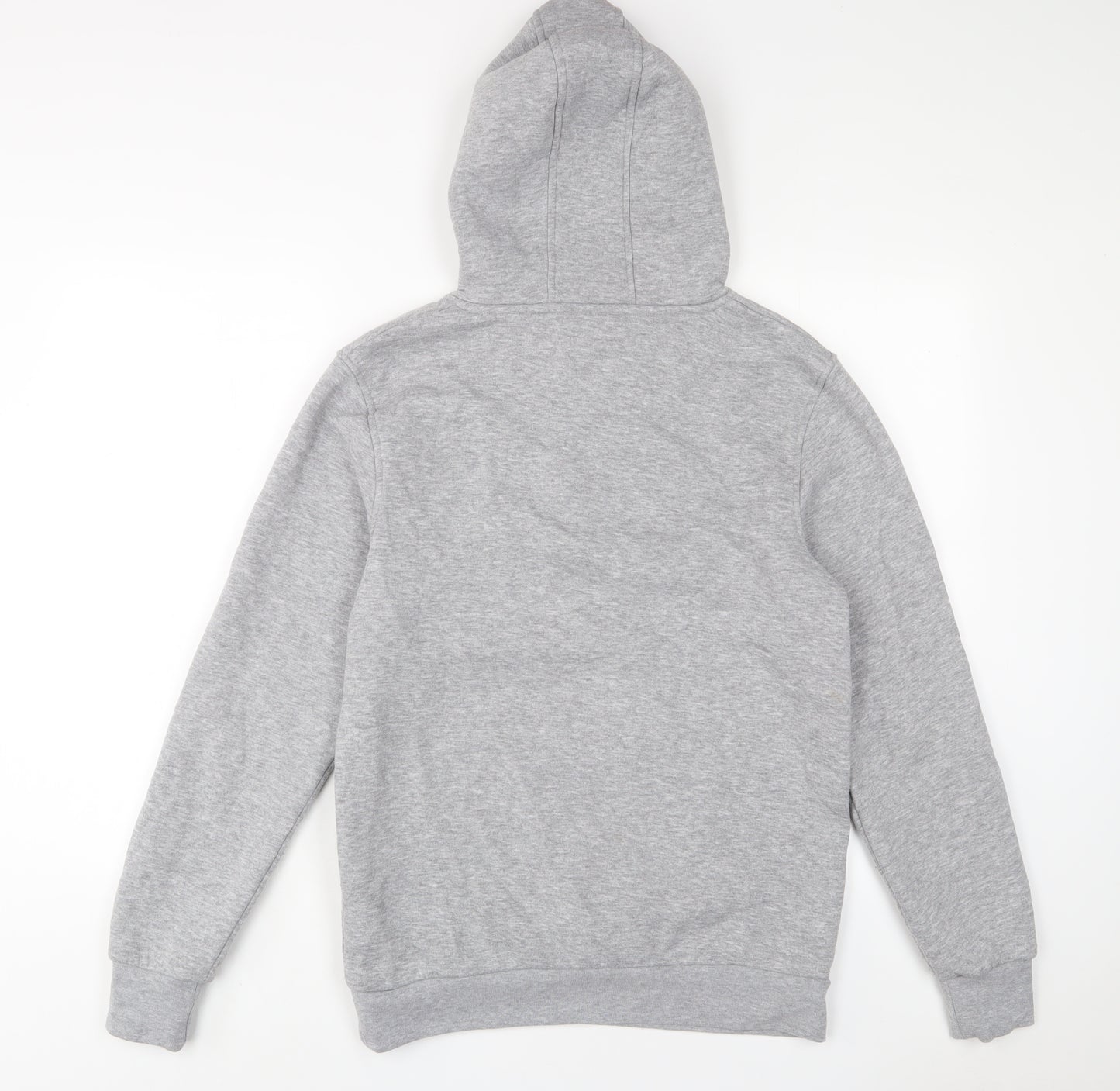 Mercier Mens Grey Cotton Pullover Hoodie Size S - Logo, Embroidered