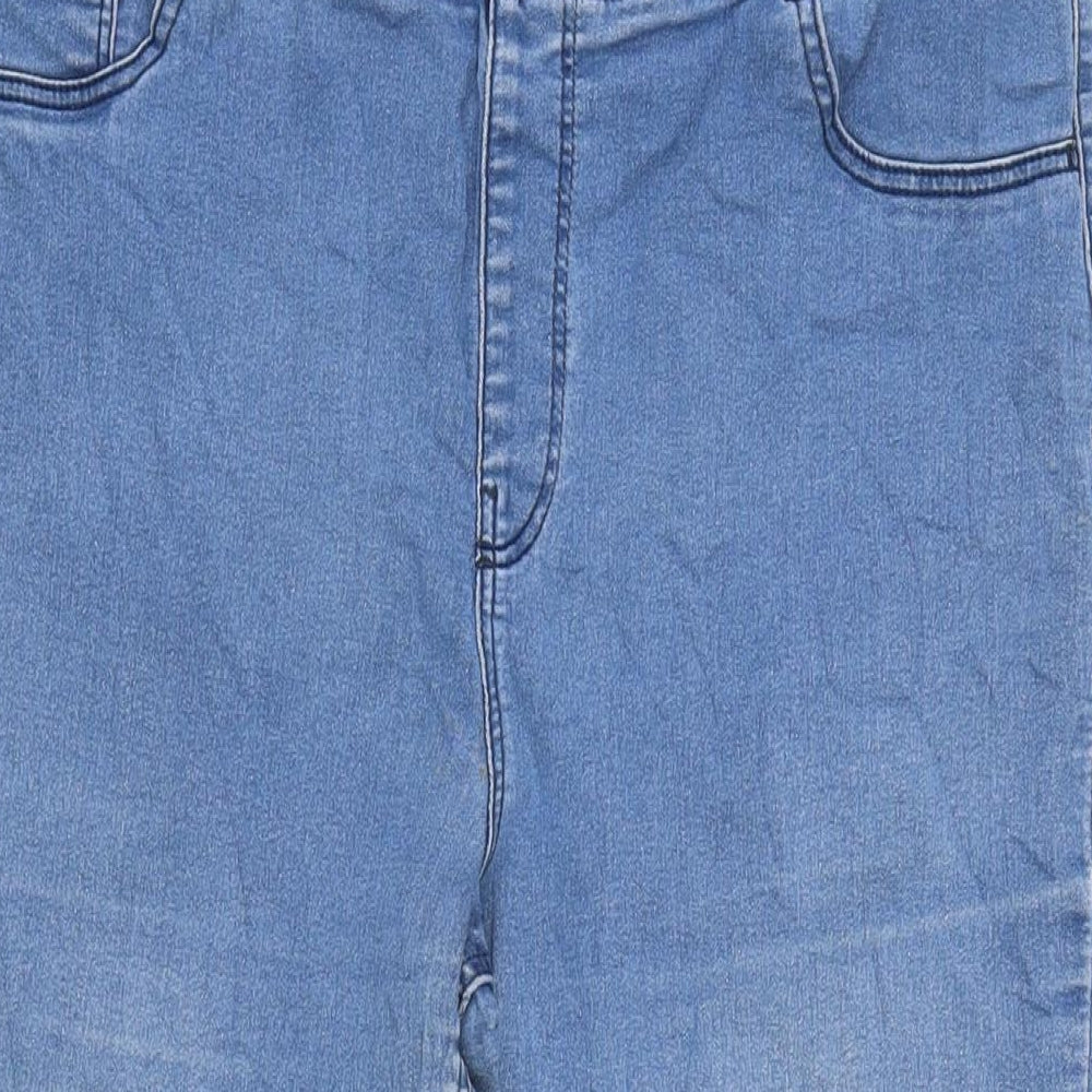 Simply Be Womens Blue Cotton Blend Jegging Jeans Size 20 L25 in Regular