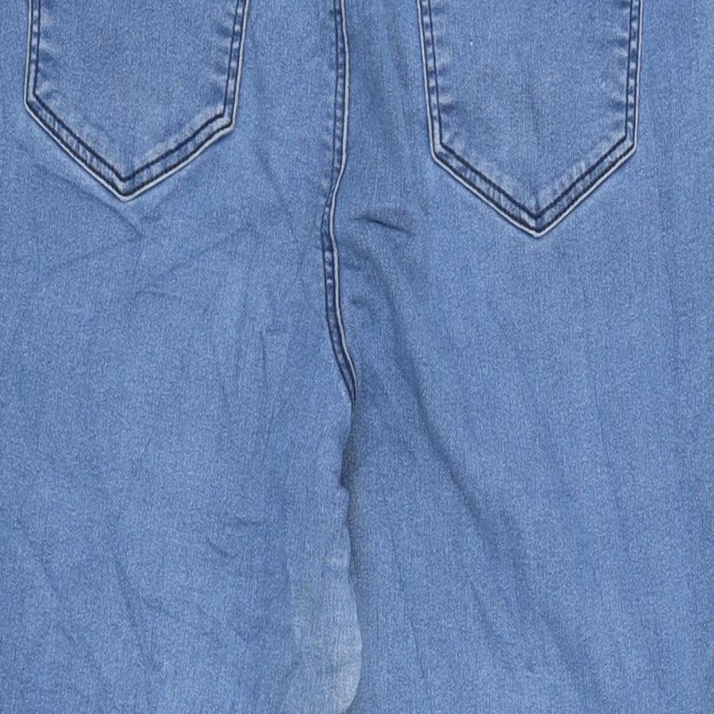 Simply Be Womens Blue Cotton Blend Jegging Jeans Size 20 L25 in Regular