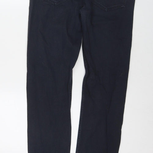 Denim & Co. Mens Blue Cotton Straight Jeans Size 30 in L32 in Regular Zip