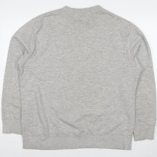 H&M Mens Grey Cotton Pullover Sweatshirt Size L - China